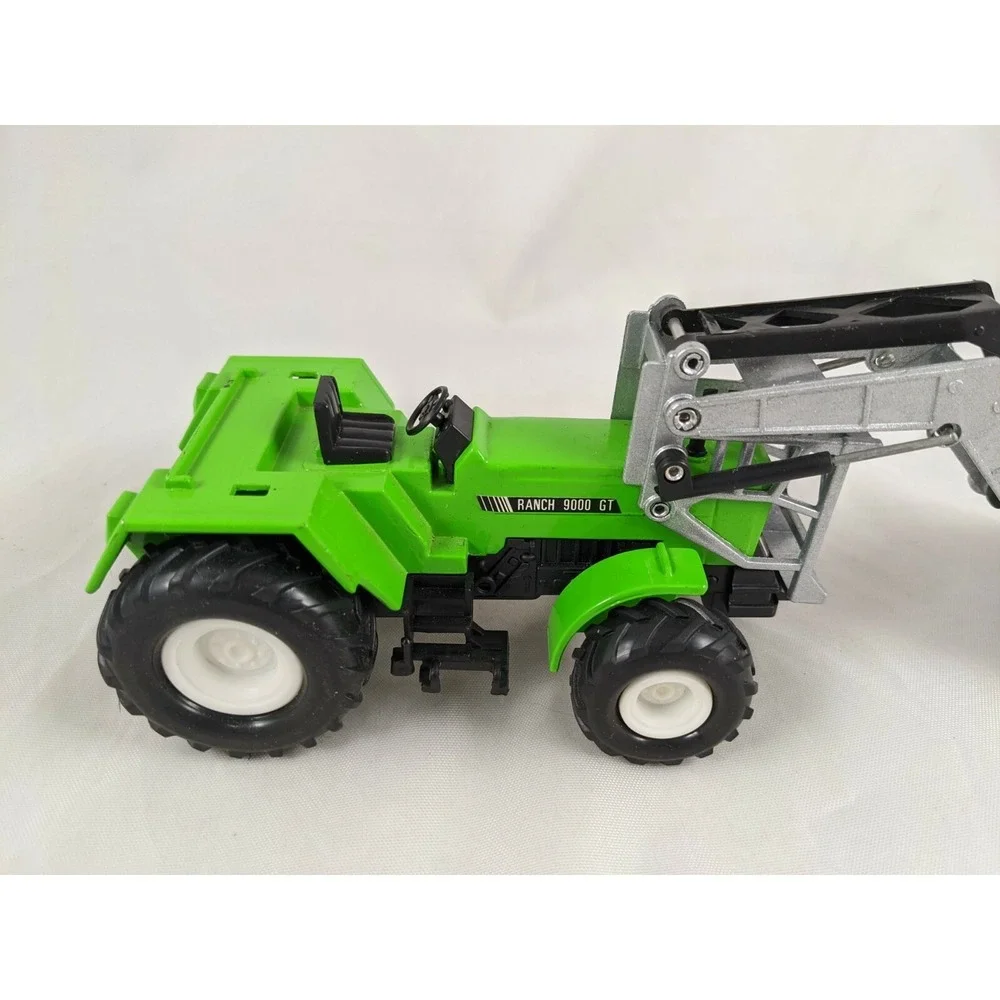 Ranch‎ 9000 GT Green Tractor Diecast Metal Friction Vehicle Toy 8.5 Inch Long
